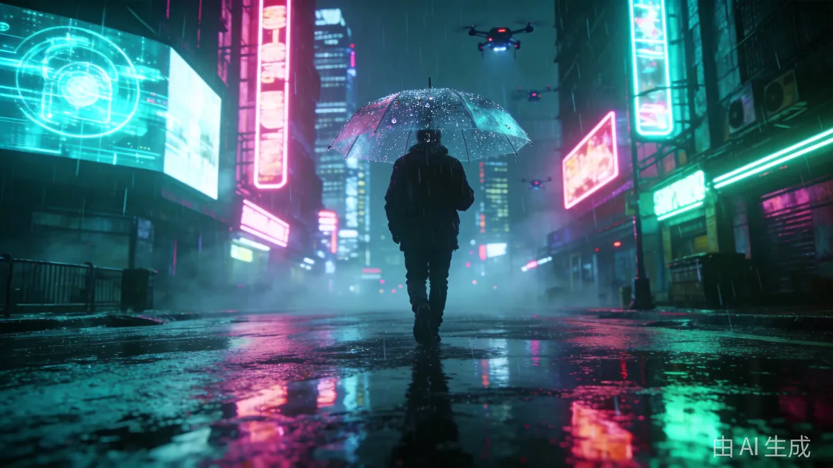 Neon Rain: Cinematic Cyberpunk Cityscapes