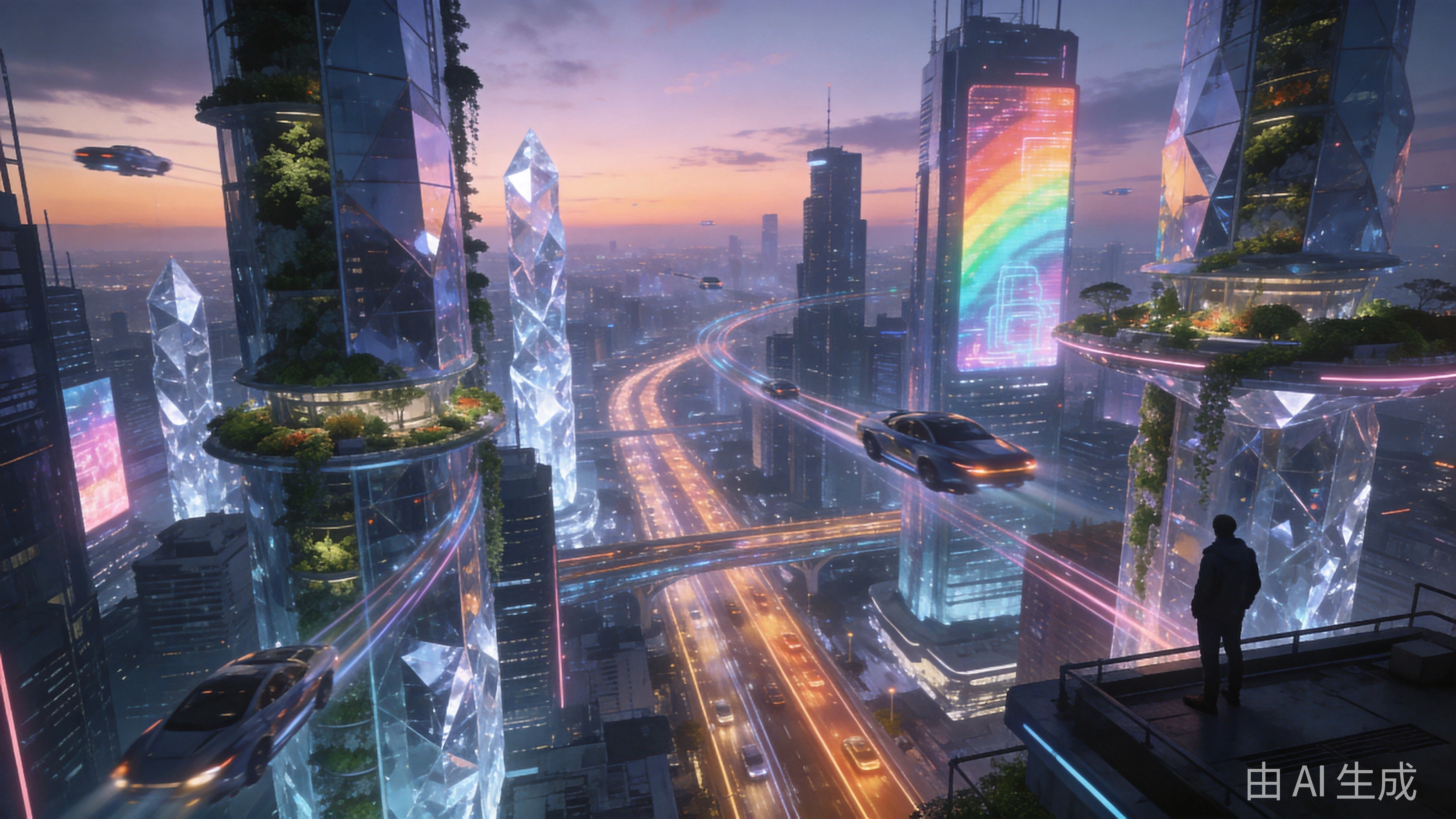 Neon Metropolis: AI Visions of Future Cities