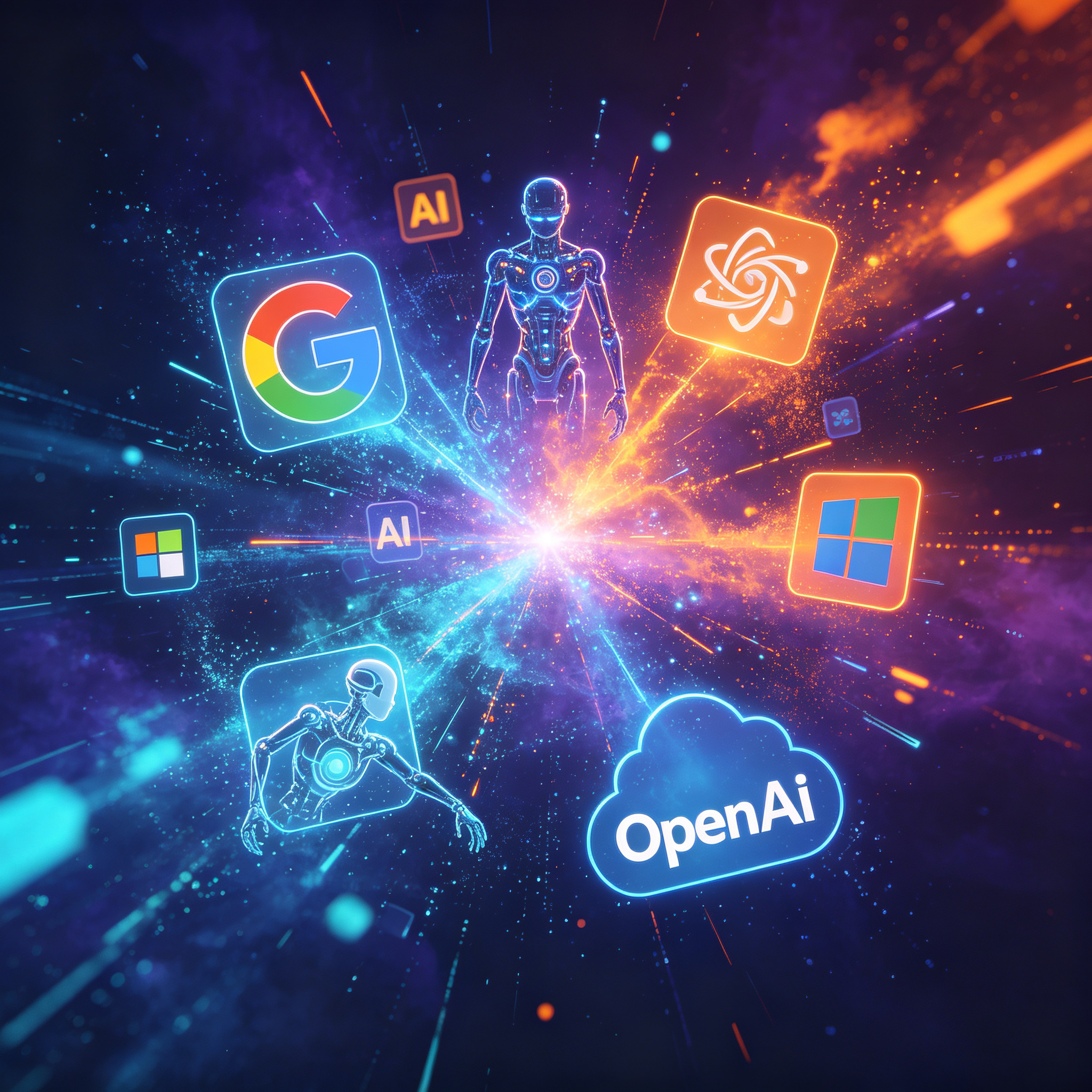AI vendor logos radiating from a central hub — the ecosystem Jalapeño wants to serve